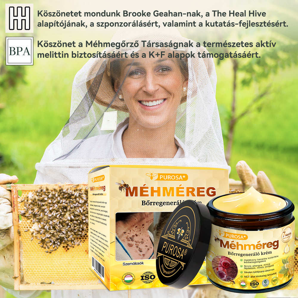 🎁PUROSA® Méhméreg Bőrmegújító Krém🐝|Teljes körű megoldás a makacs bőrproblémák, például az öregedés, ekcéma, hegek és pikkelysömör ellen