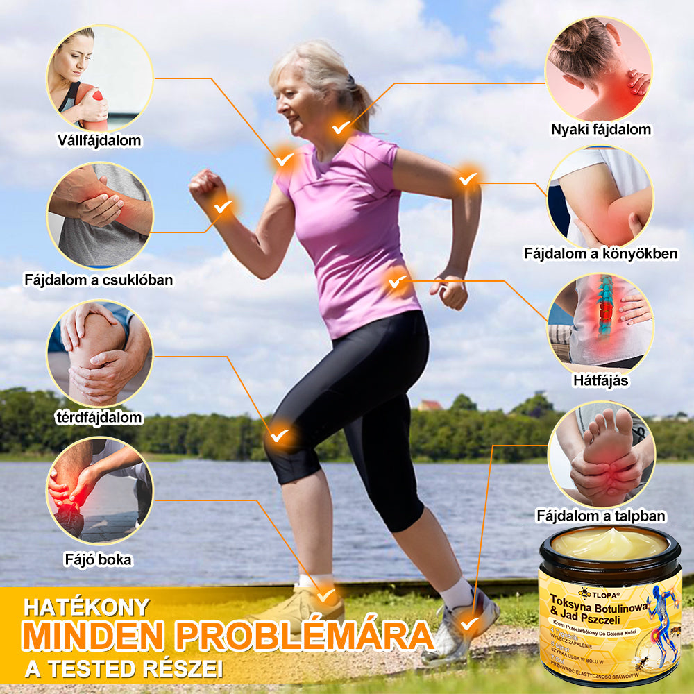 💎TLOPA® Botulinum Toxin és Méhméreg Fájdalomcsillapító Csontgyógyító Krém🐝 🔥(Kifejezetten időseknek & ortopéd szakorvosok ajánlásával)🦴