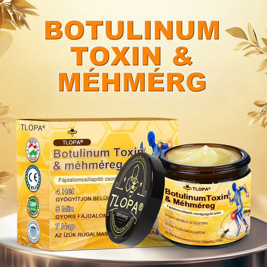 🏆 TLOPA® Botulinum Toxin és Méhméreg Fájdalomcsillapító Csontgyógyító Krém🐝 🔥(Kifejezetten időseknek & ortopéd szakorvosok ajánlásával)🦴